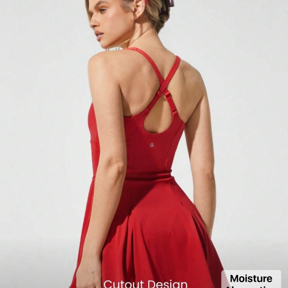 Glow mode red active dress